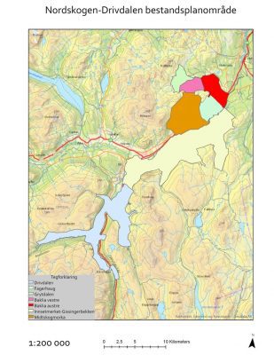 Bestandsplanområdet Nordskogen Drivdaken
